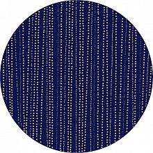 Овальный ковер Абстракция 40174-38 КРУГ темно-синий