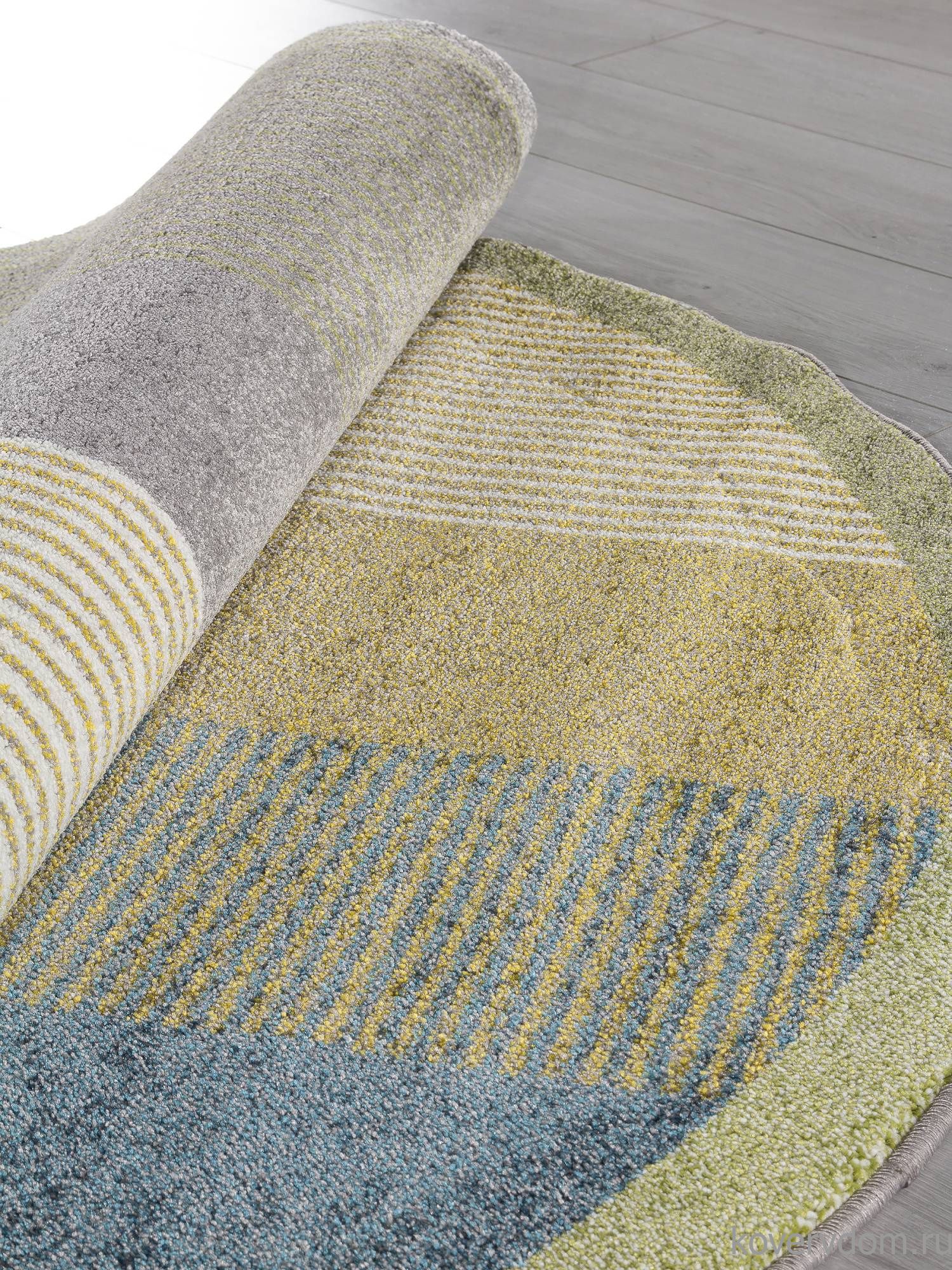 Ковер RIO F233 GRAY-BLUE Круг