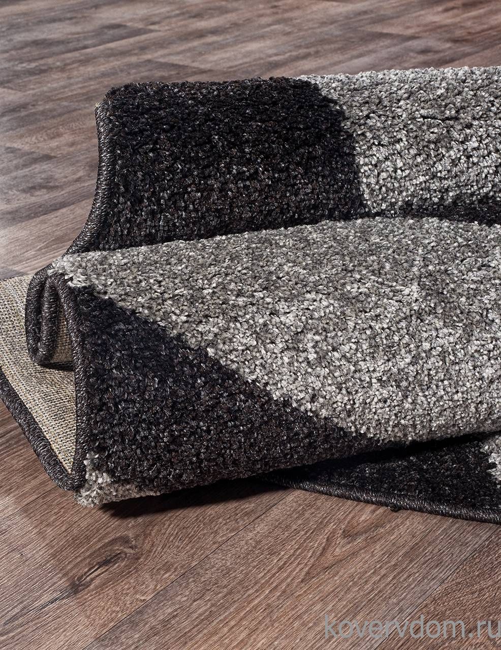 Ковер PLATINUM T617 GRAY-BLACK Овал Ковер PLATINUM T617 GRAY-BLACK Овал