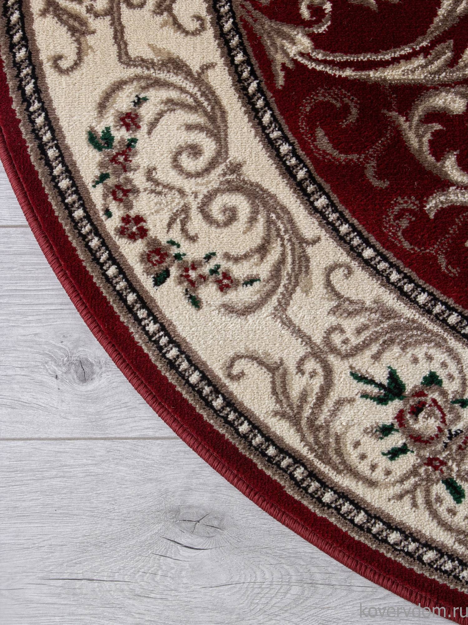 Ковер COLIZEY D066 RED Овал