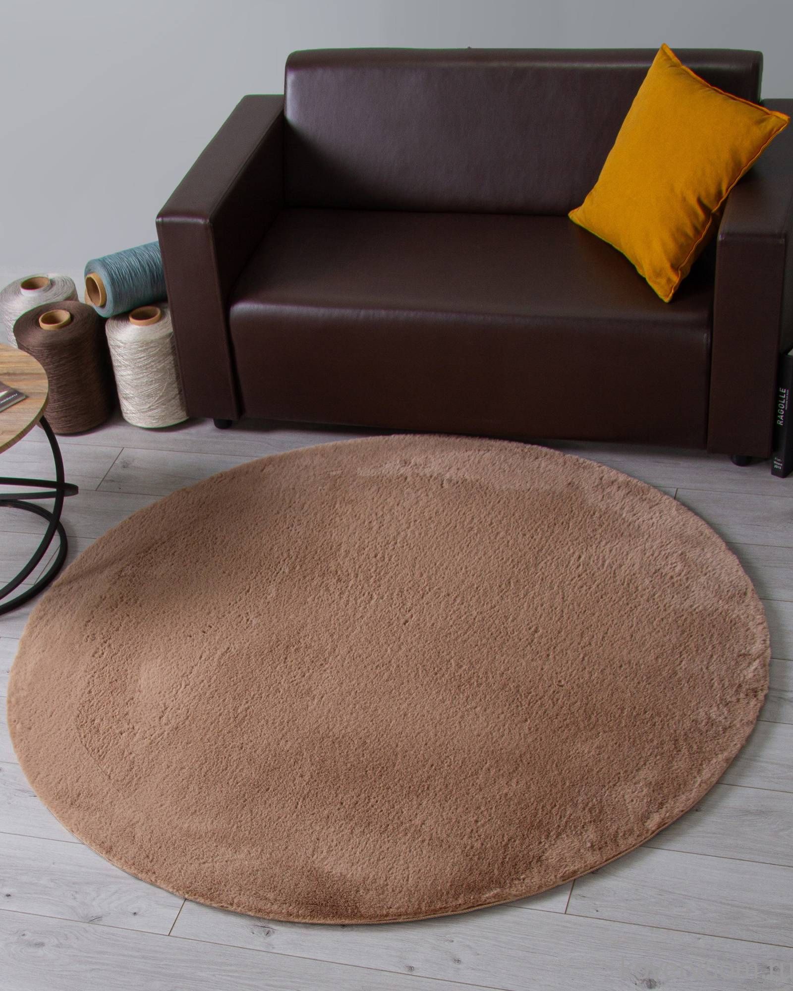 Ковер RABBIT LUXE PX2001 CAMEL Круг