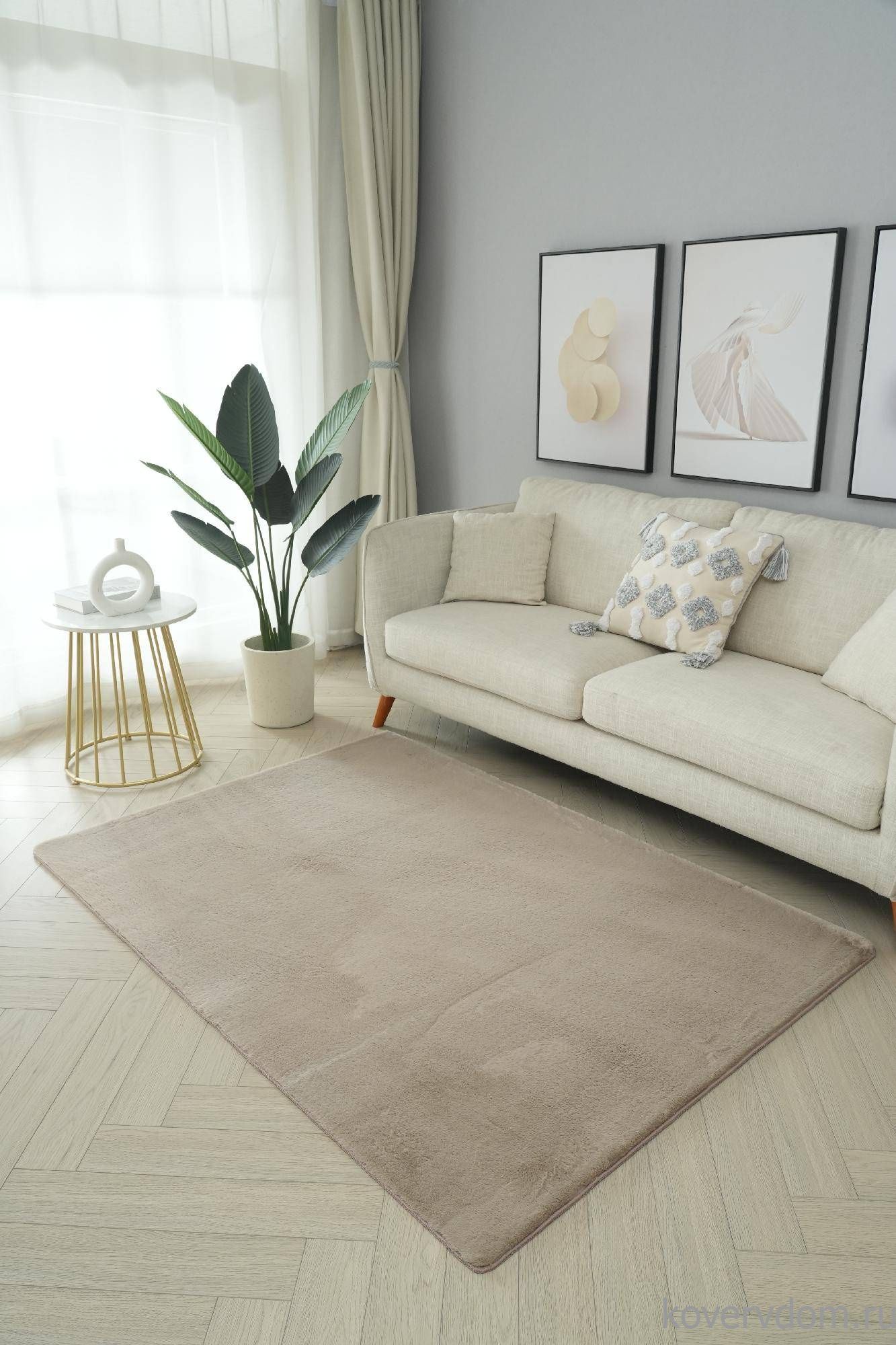 Ковер из искусственного меха RABBIT PX2000 CAMEL Ковер из искусственного меха RABBIT PX2000 CAMEL