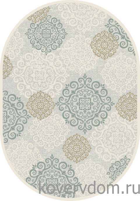 Рельефный ковер из вискозы GENOVA 38001 6555 61 ОВАЛ Рельефный ковер из вискозы GENOVA 38001 6555 61 ОВАЛ