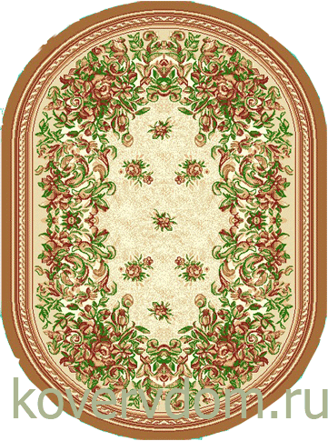 Ковер Агат 126-01 ОВАЛ 