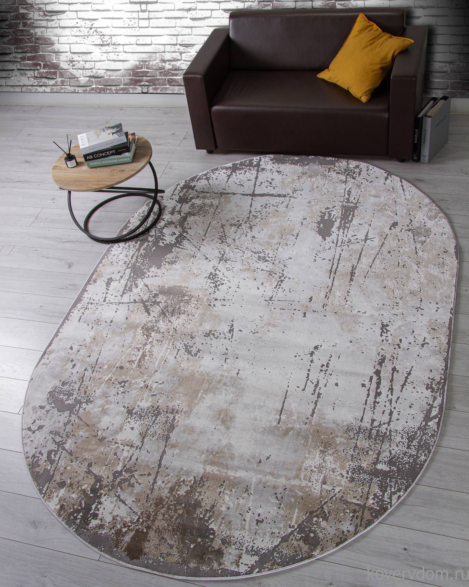 Ковер GRAFF 3433 GRAY-BEIGE Овал Ковер GRAFF 3433 GRAY-BEIGE Овал