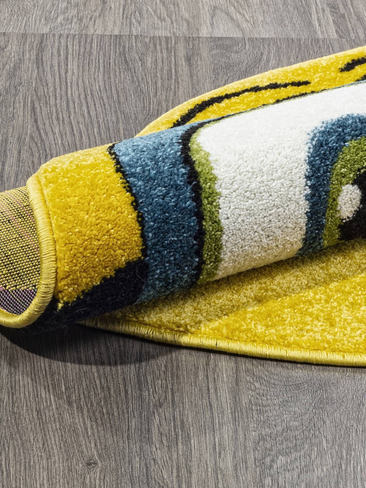 Ковер SMILE NC13 YELLOW Круг