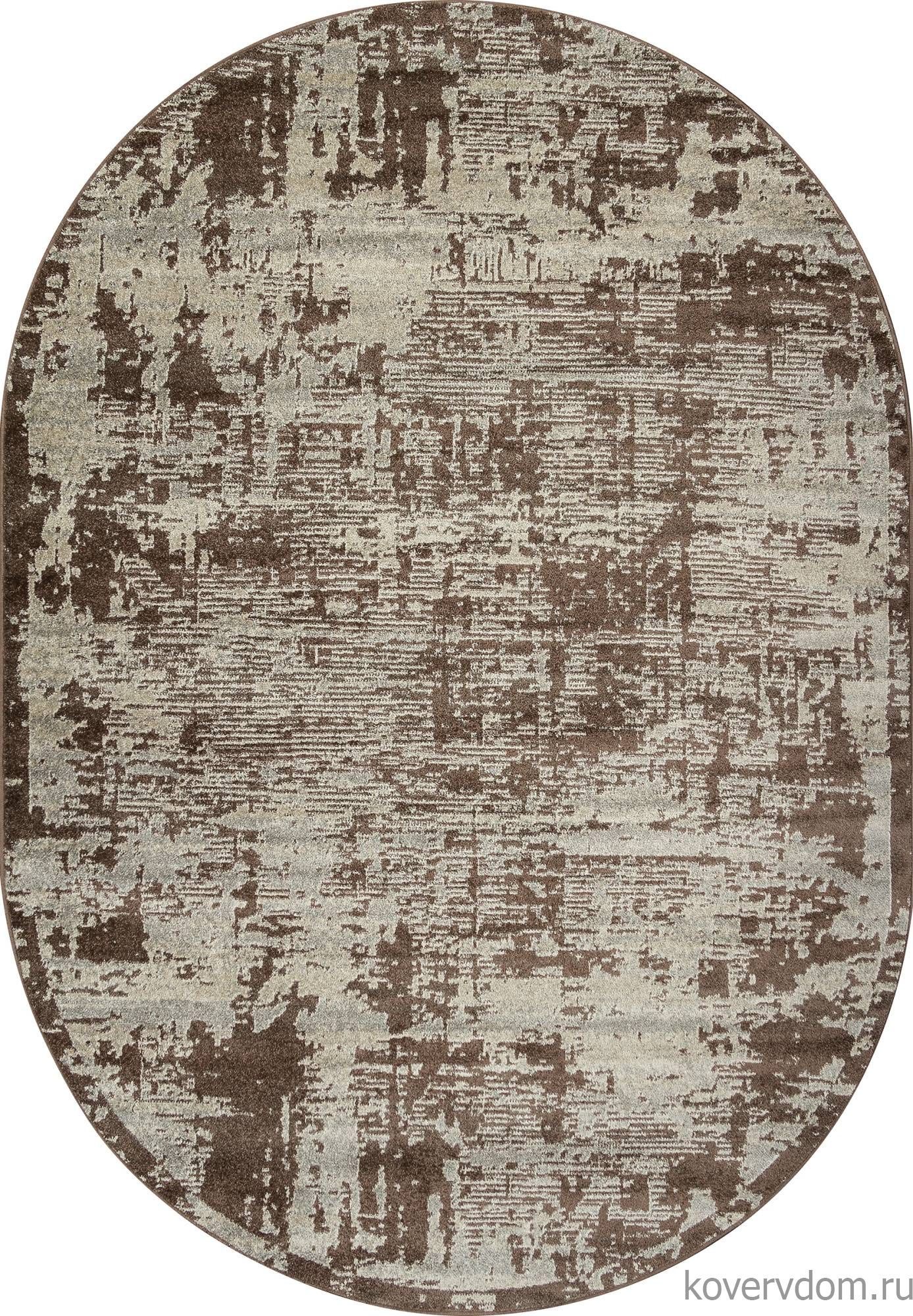 Ковер TORNADO F303 BEIGE-BROWN Овал