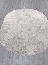 Ковер серый LIMAN-A F169 CREAM-GRAY Овал