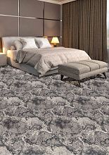 Однотонный ковровая Дорожка Рулоны обработанные Принт ТАГИЛ Серый