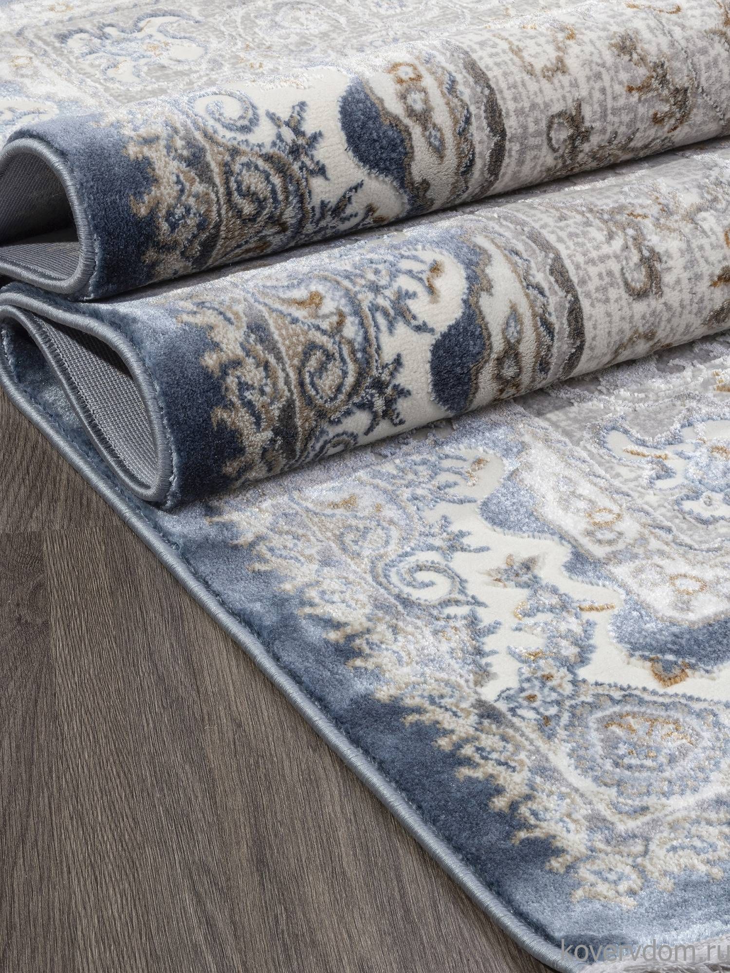 Ковер ASADU 07511B D.BLUE FDY / D.BLUE FDY