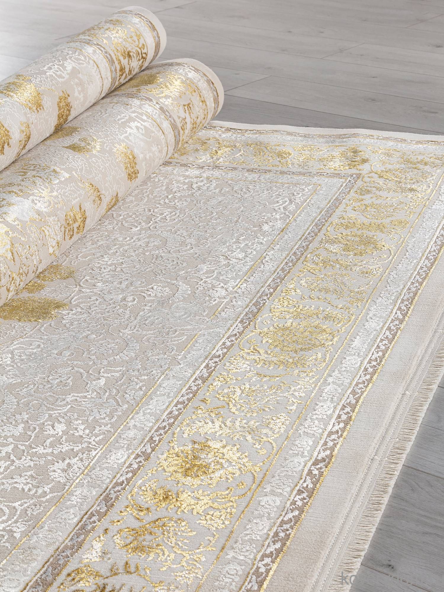 Ковер DELINA A123B CREAM / GOLD FDY