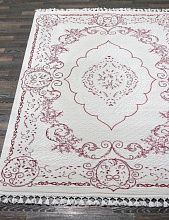 Ковер длинноворсовый розовый HUNKAR 07857A FUCHSIA /WHITE