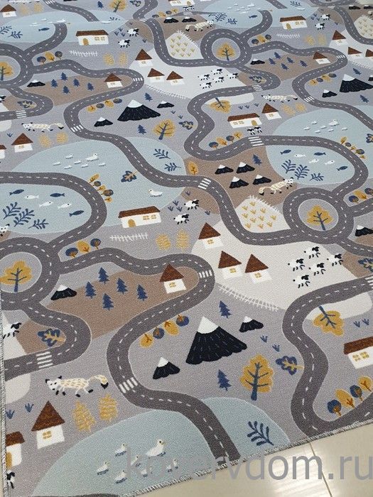 Детский ковер-палас  ДОРОГИ 2549-91 Детский ковер-палас  ДОРОГИ 2549-91