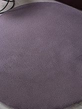 Ковер с длинным ворсом серый RABBIT LUXE PX2001 GRAY Круг