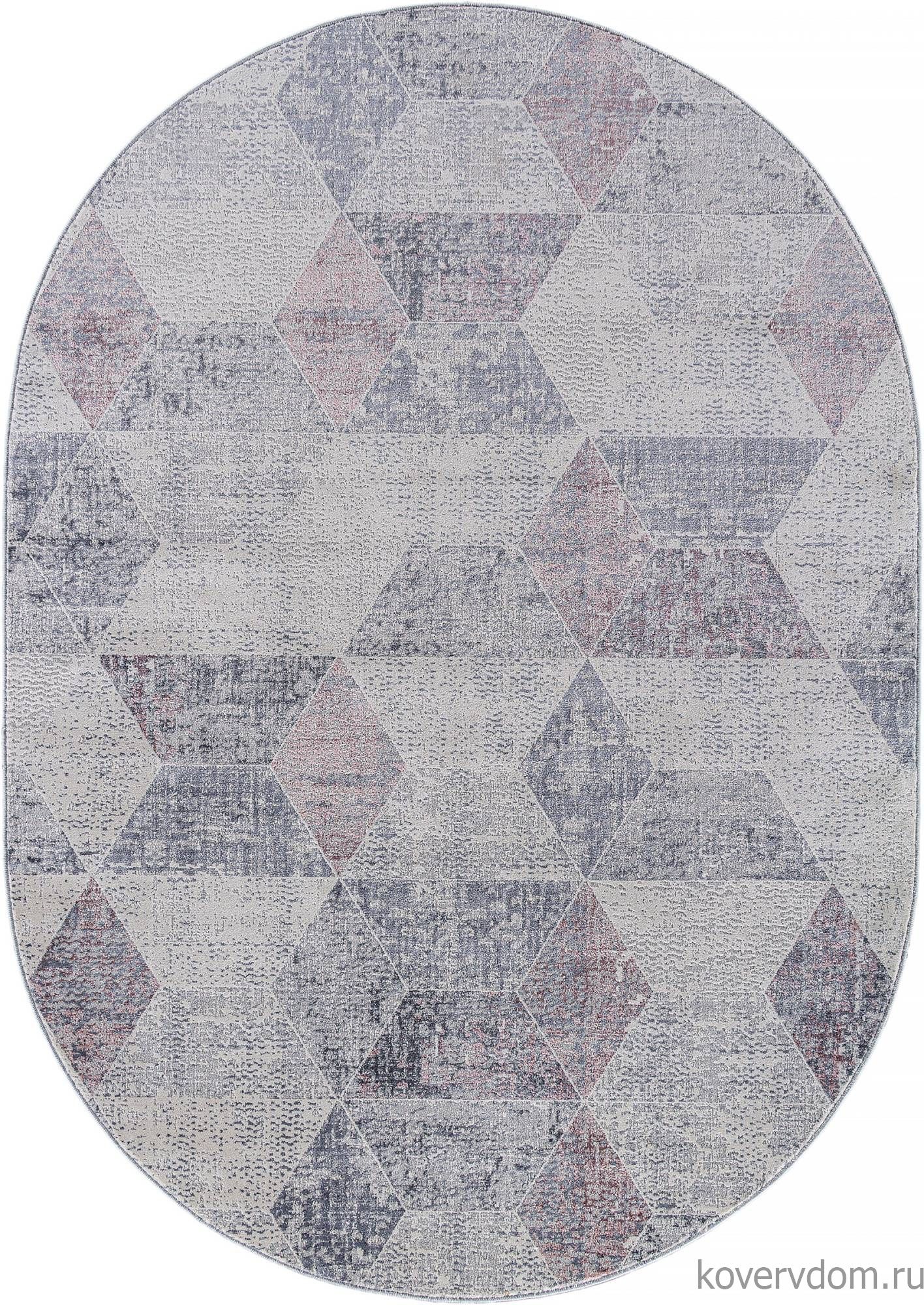 Ковер ZUMMA F257 PINK Овал