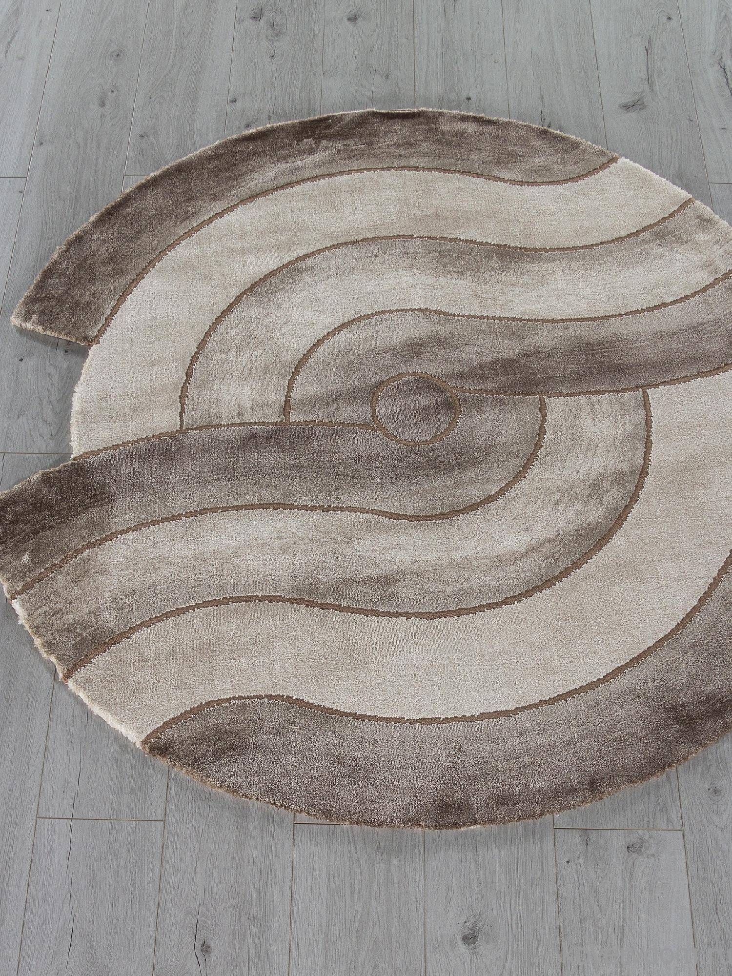 Ковер SAFIR 00836A BROWN / BROWN Круг Ковер SAFIR 00836A BROWN / BROWN Круг