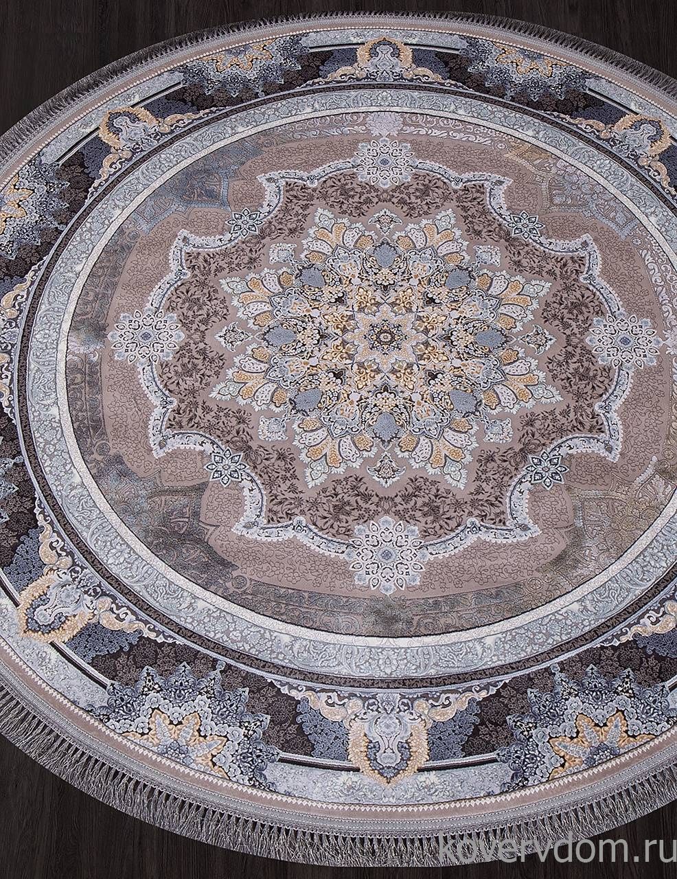 Ковер FARSI 1200 266 LIGHT GRAY Круг