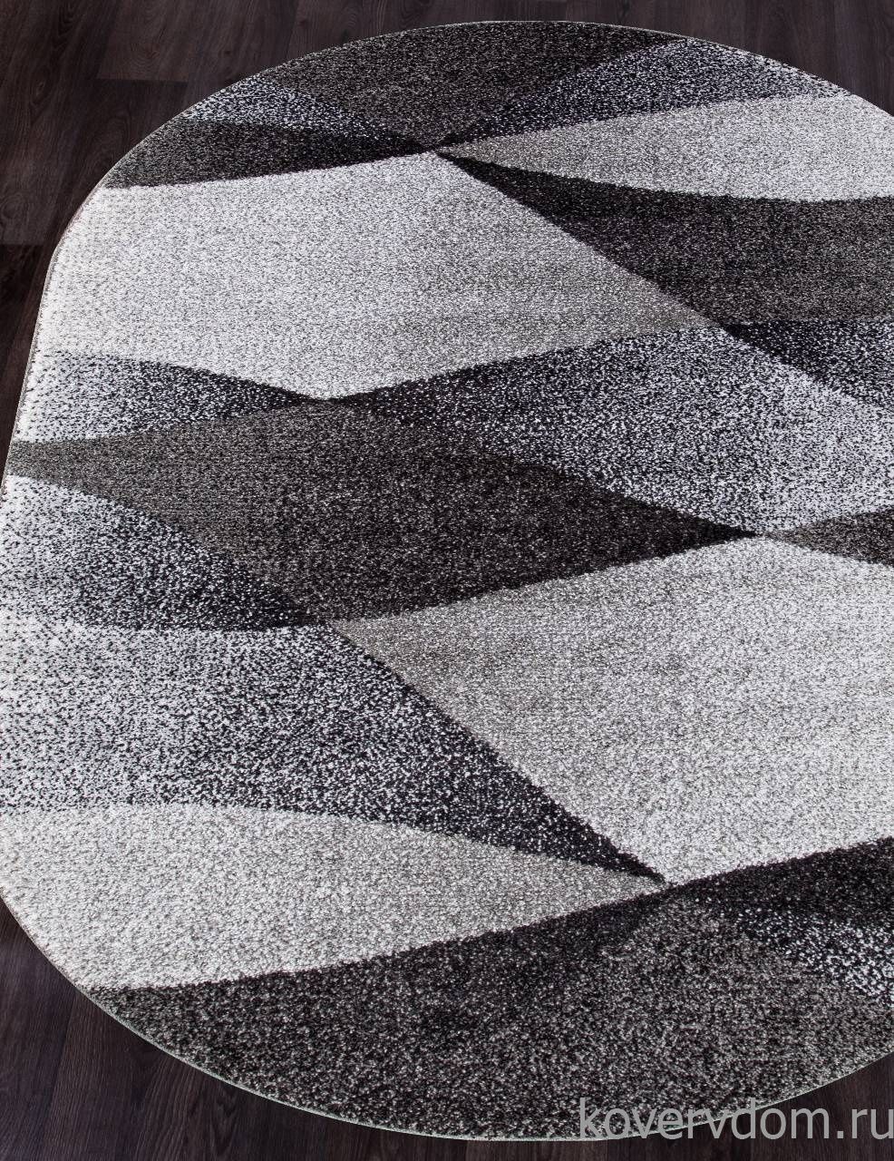 Ковер PLATINUM t636 GRAY Овал Ковер PLATINUM t636 GRAY Овал