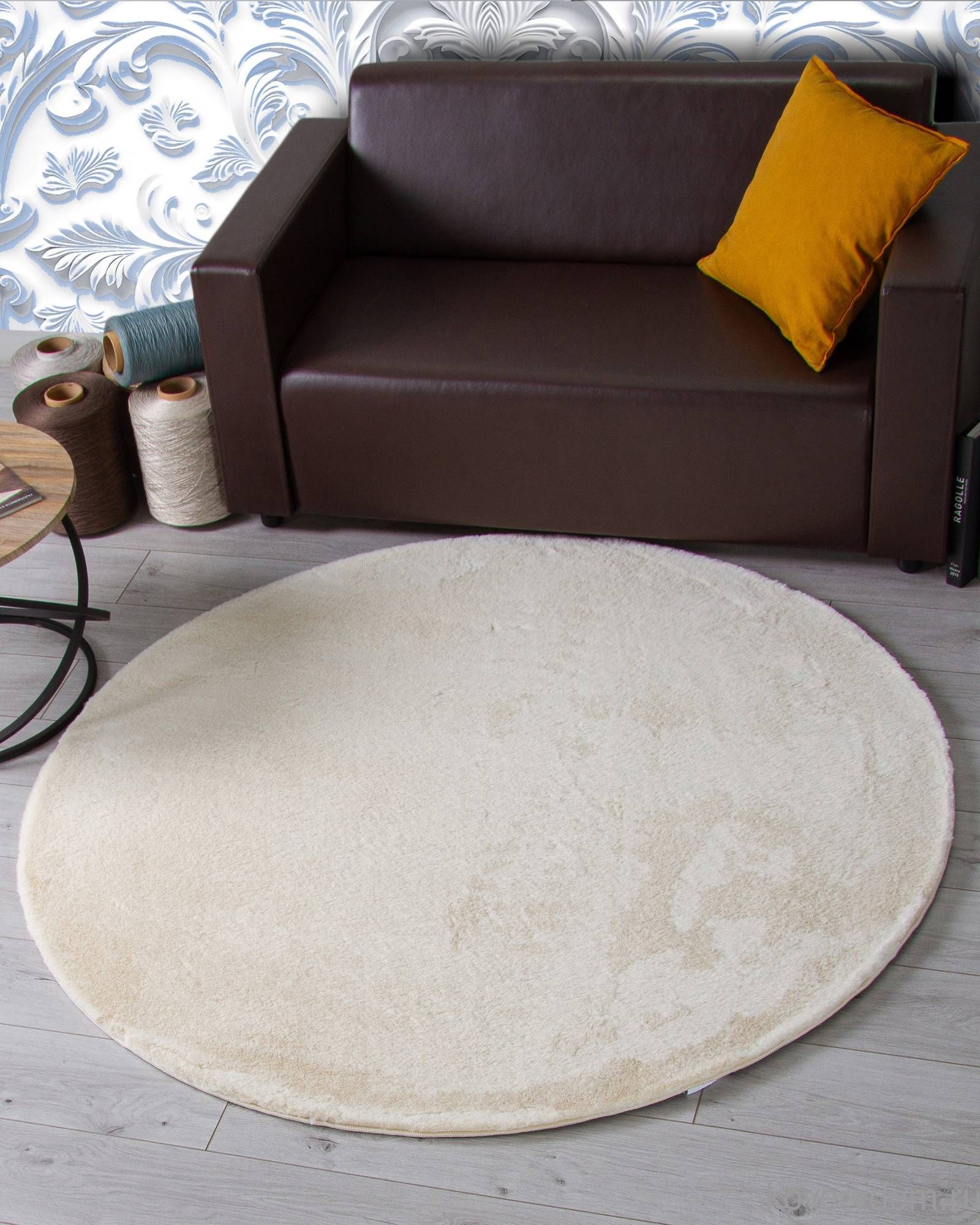 Ковер RABBIT LUXE PX2001 CREAM Круг