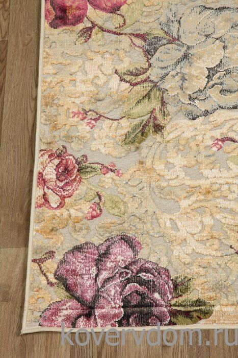 Рельефный ковер из вискозы GENOVA 38151 6161 61 Цветы
