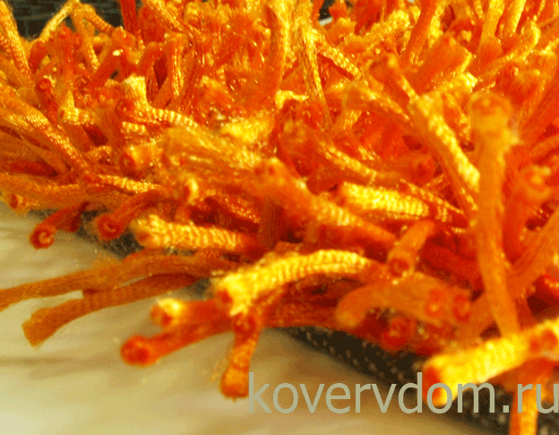 Ковер длинноворсовый Шегги TW orange