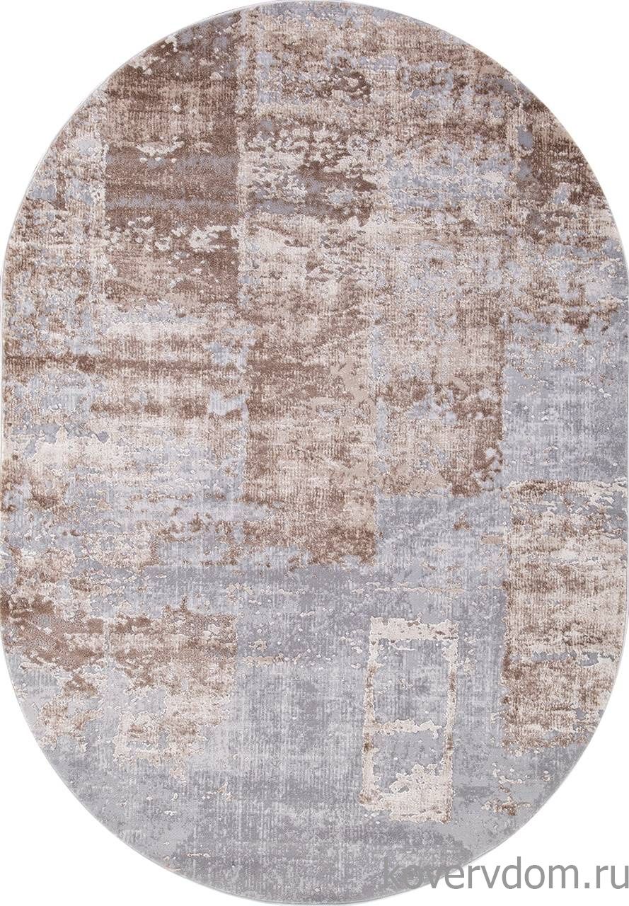 Ковер TOKIO 15489A BEIGE / BROWN Овал