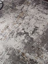 Пушистый ковровая Дорожка GRAFF 3319 GRAY-BEIGE