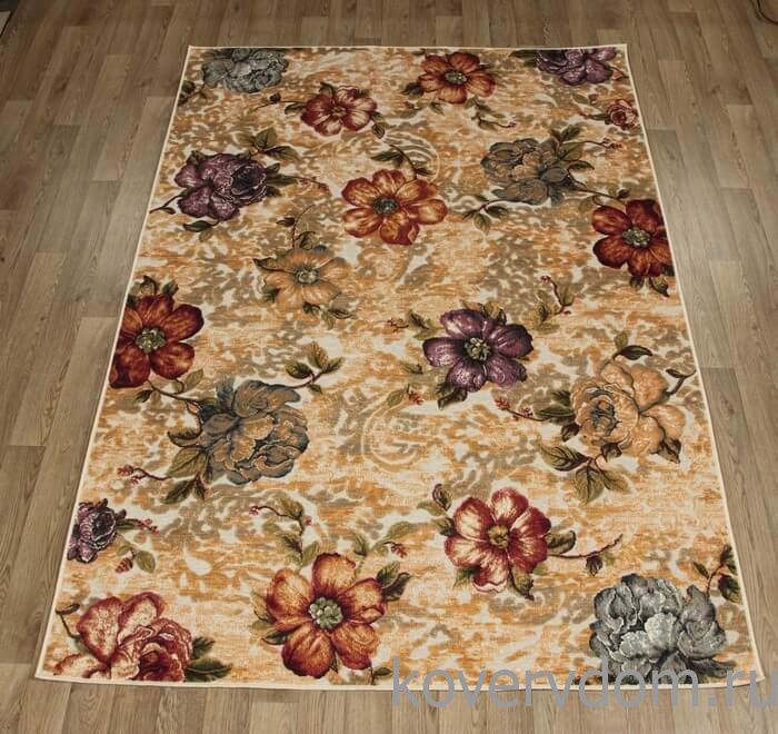 Рельефный ковер из вискозы GENOVA 38151 6161 61 Цветы