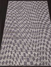 Пушистый ковер из вискозы GENOVA 938526 595953 V Серый