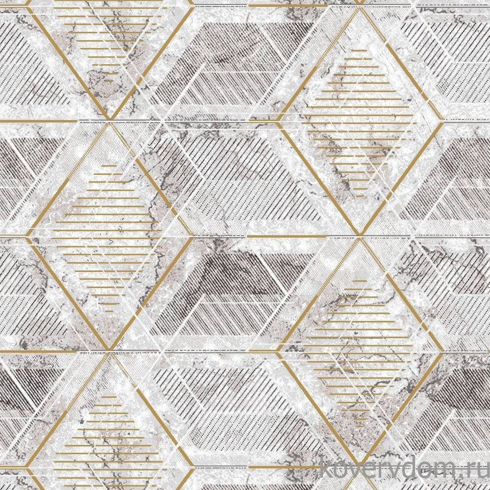 Ковровая Дорожка Рулоны обработанные Принт КАРНИВАЛ Серый